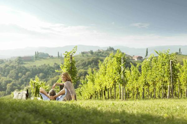 Wellnessurlaub in der Steiermark - Region mit Weinbergen in Österreich